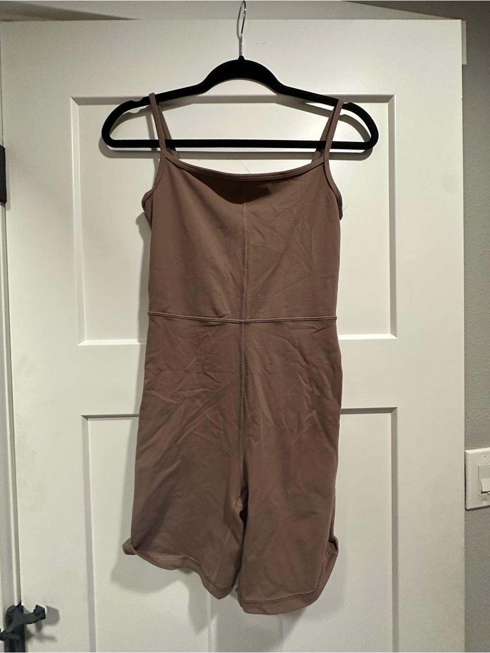 Aritzia Brown Spaghetti-Strap Romper